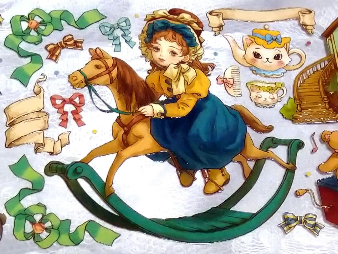 残２☆SALE✩再販✩J199＃朵拉的玩偶屋(晶透)切り売り海外人物マステ女の子