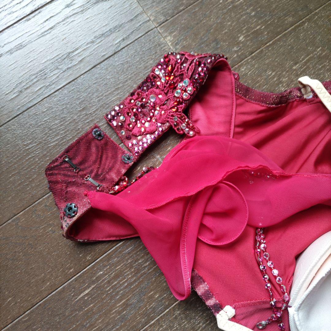 社交ダンスドレス　スタンダードドレス　フジタ　日本製　Sサイズ　スワロフスキー