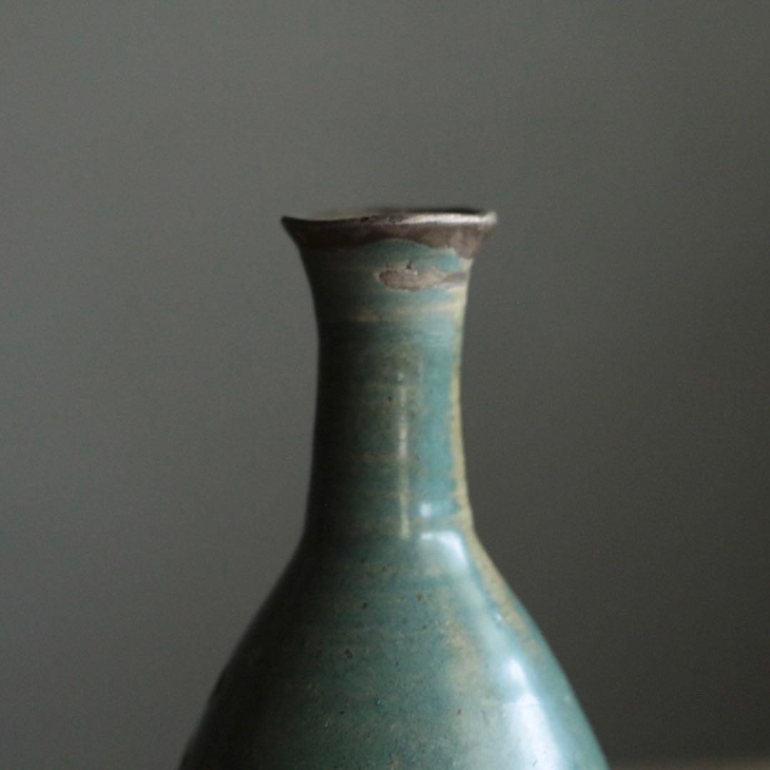 緑釉 徳利 唐津 壺屋 龍門司 酒器 古美術 古道具 アンティーク