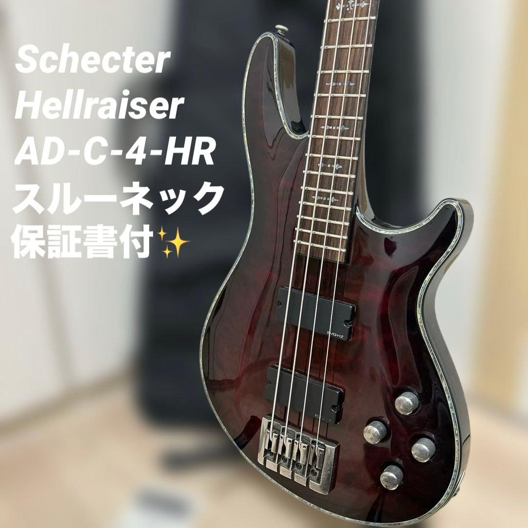 Schecter Hellraiser AD-C-4-HR スルーネック 保証書