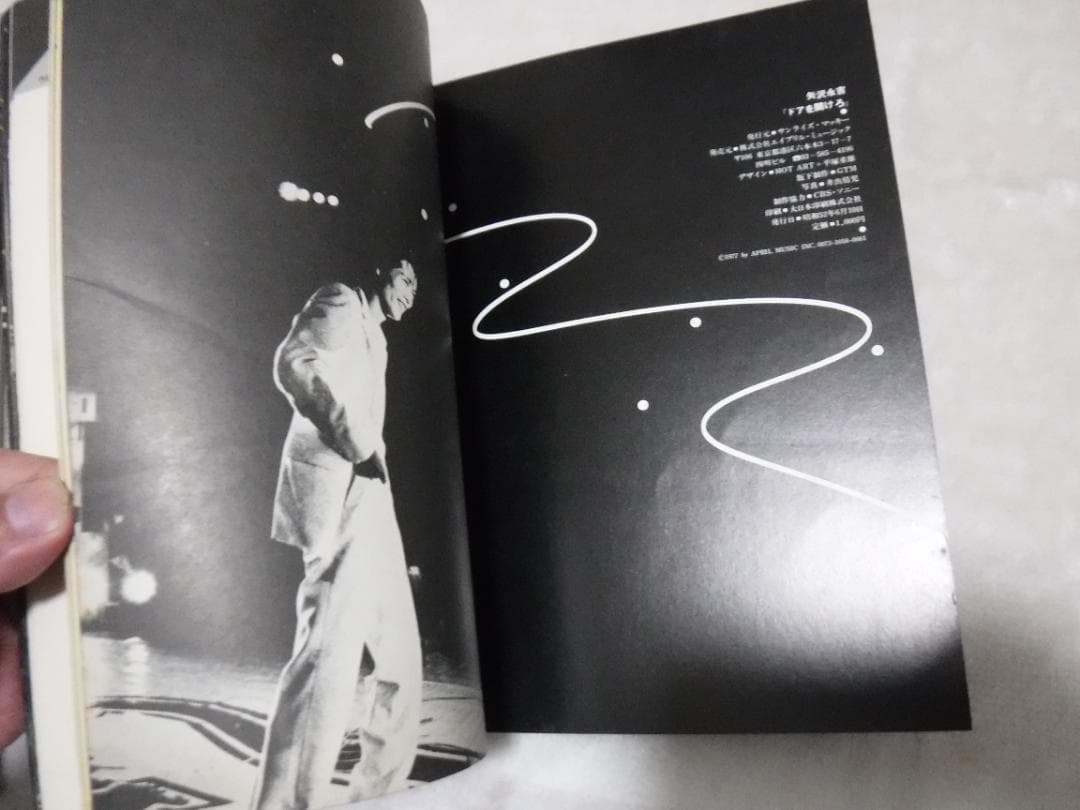 矢沢永吉　楽譜＆写真集　ドアを開けろ