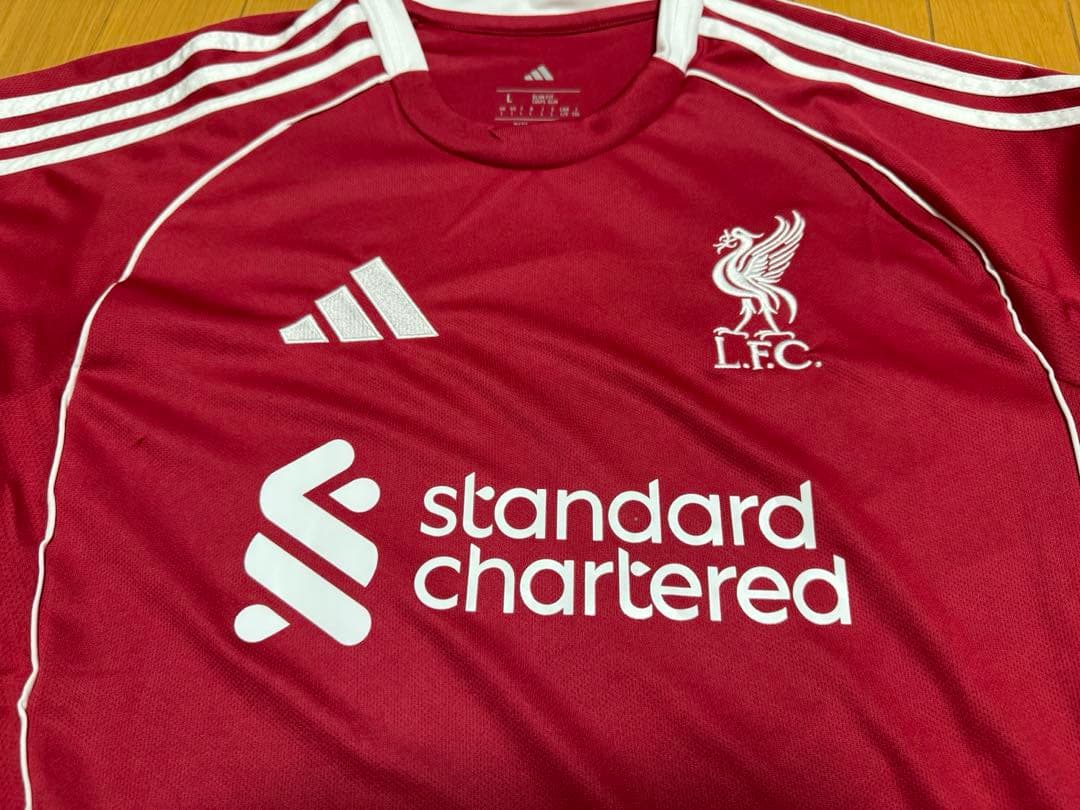 [新品、未使用]リヴァプール ソボスライ 8番 長袖 ユニフォーム 25-26