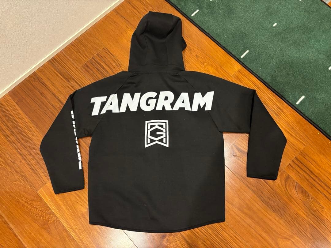 メンズウェア tangram LOGO DOUBLE KNIT FULL ZIP HOODIE