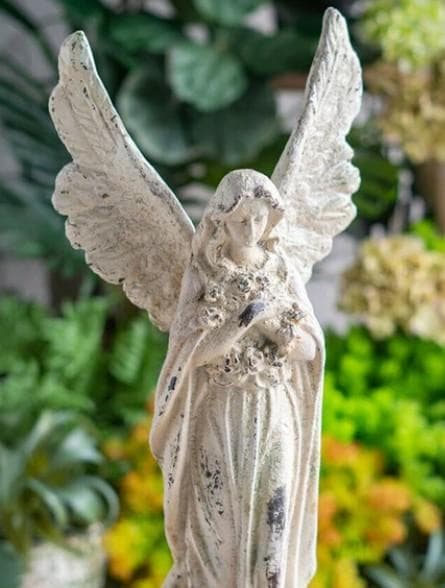置物 天使 エンゼル アンティーク シャビー クリスマス 85613AL