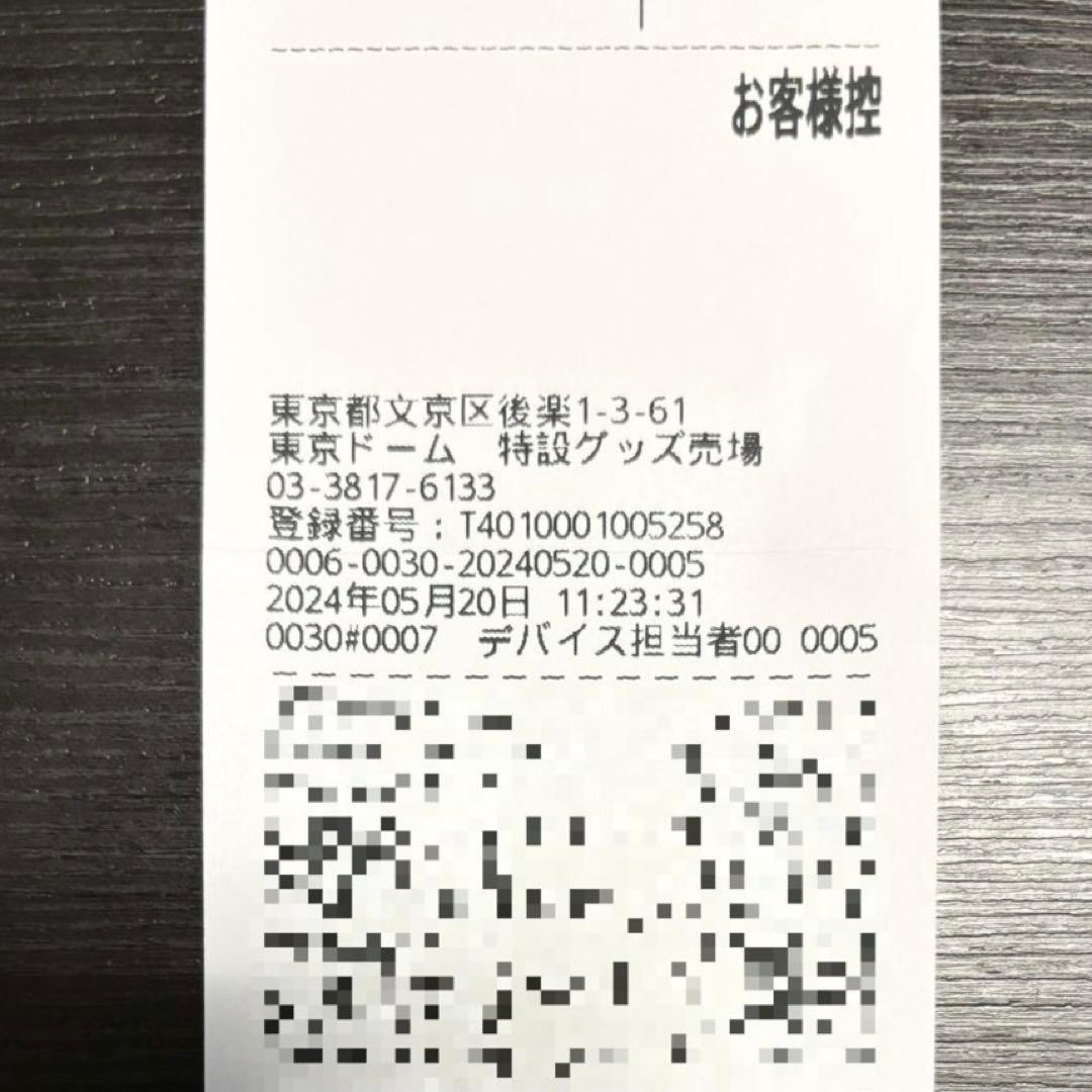 Mサイズ 新品 レッチリ 2024 東京ドーム ツアー ロンT