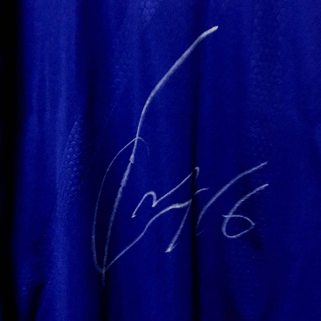 サッカー日本代表レプリカユニフォーム　NO.16松原健サイン入り　Oサイズ