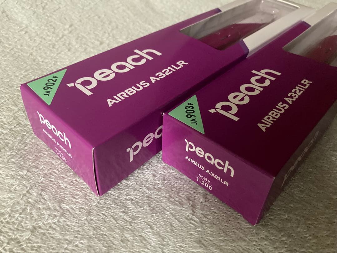 Peach A321neo(902)(903)2機セット 1/200スケール