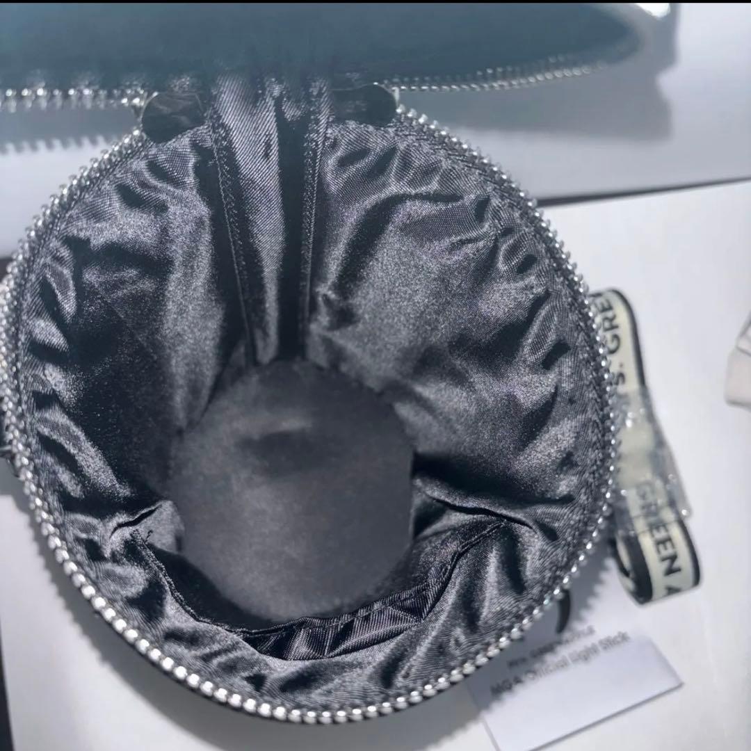 ミセスグリーンアップル　ライトスティックケース ストラップ付き黒