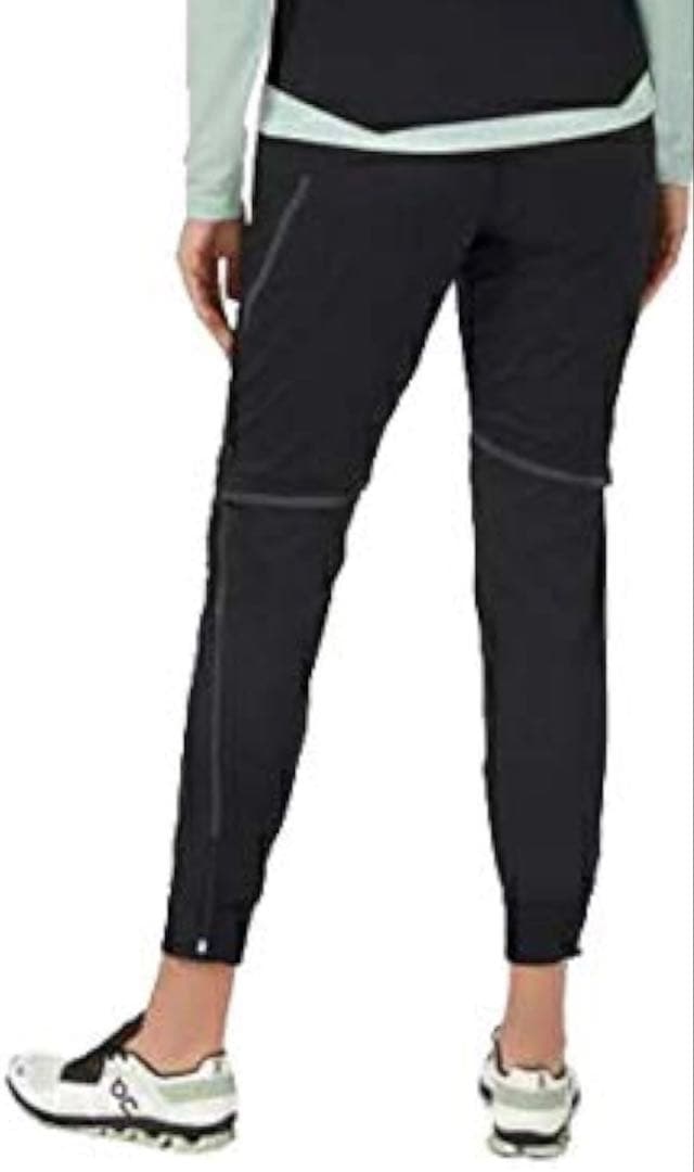 On ランニングパンツ ブラック ウインドパンツ レディース XS