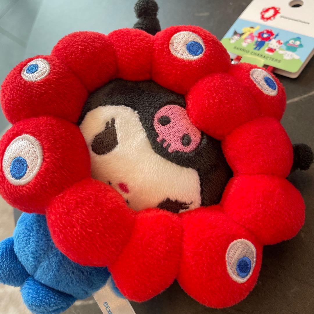 関西万博 ミャクミャク　クロミちゃん　サンリオ　カラビナ 付き　キーホルダー