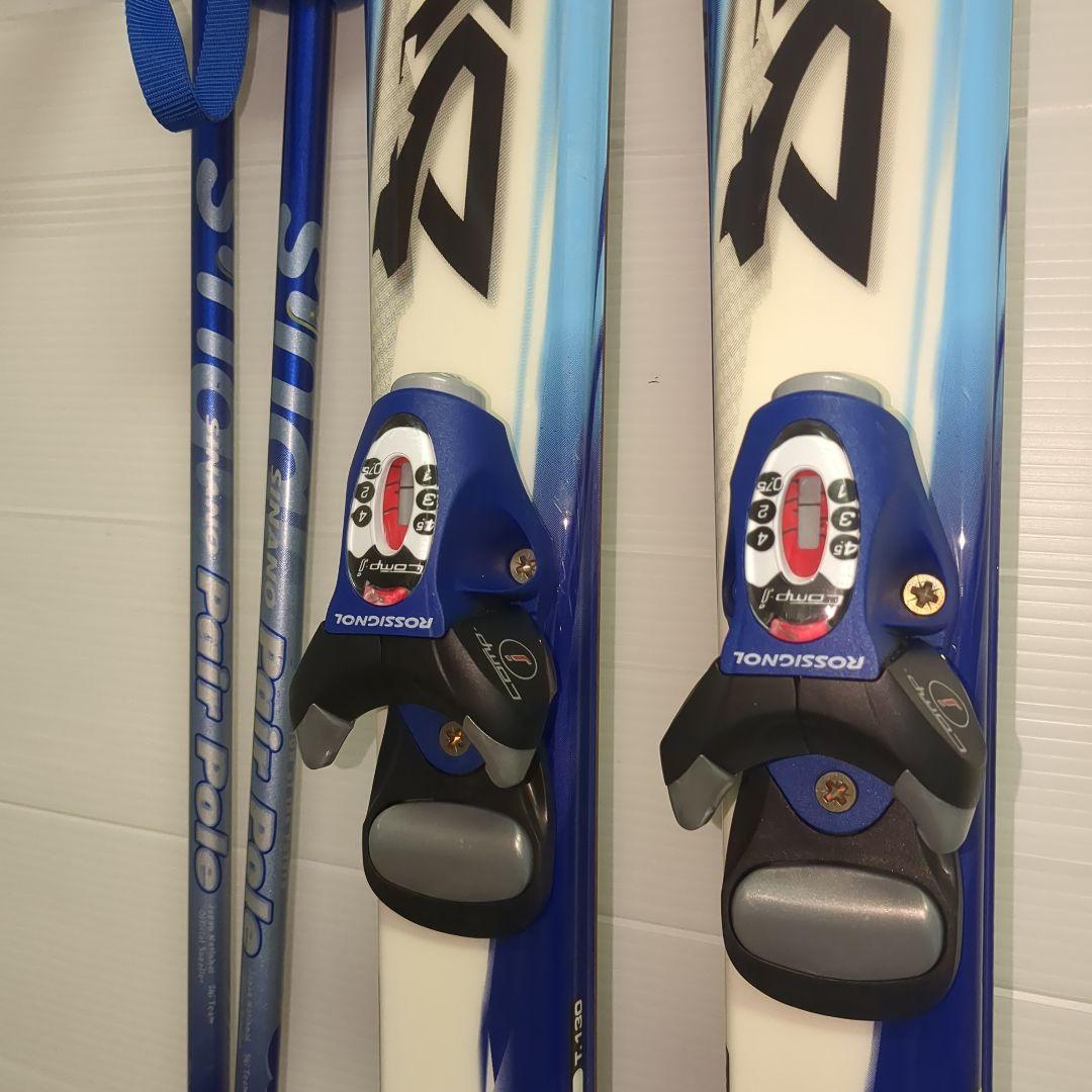 ディナスター　TEAM SPEED 130cm ストック　ケース付　ジュニア用