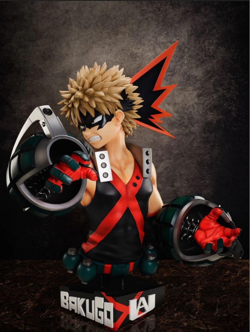 fHrH 　爆豪勝己 1/1スケール 胸像フィギュア　スタチュー　等身大