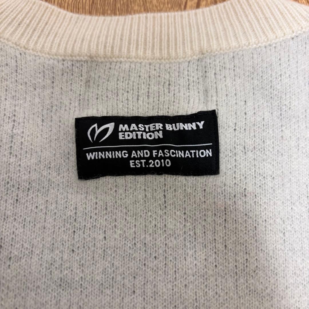マスターバニーエディション ニット セーター 総柄 白 黒 サイズ5