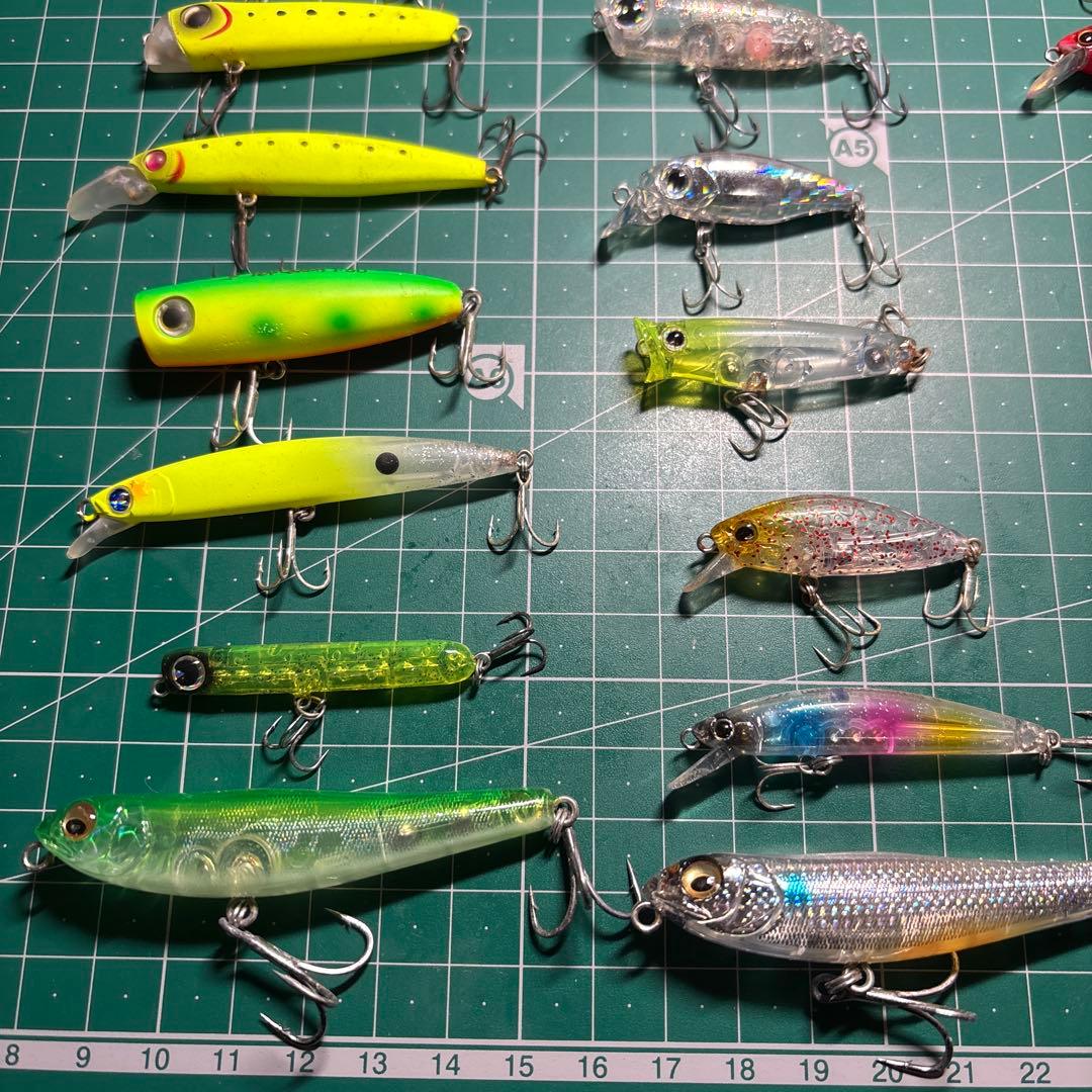 ライトプラグ メバル メッキ ルアー 引退 41個 詰め合わせ