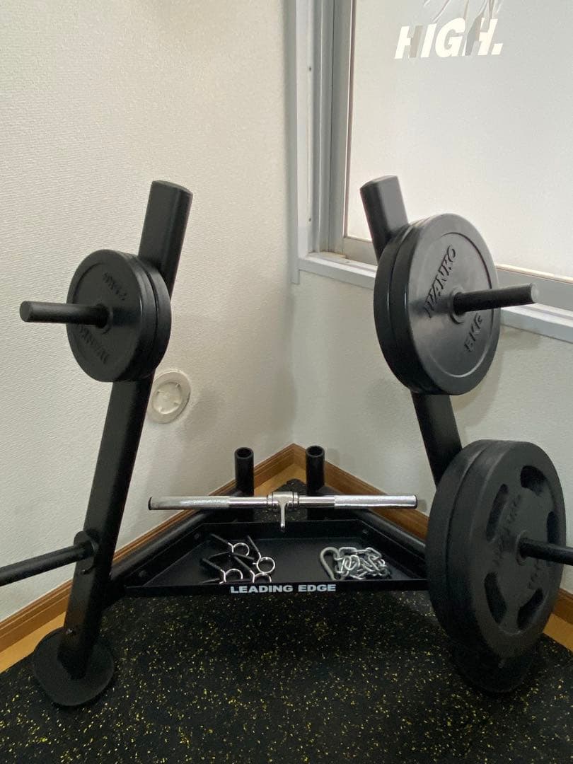 タフスタッフ パワーラック/ラットプル付 VANKOプレート/ダンベルセット付