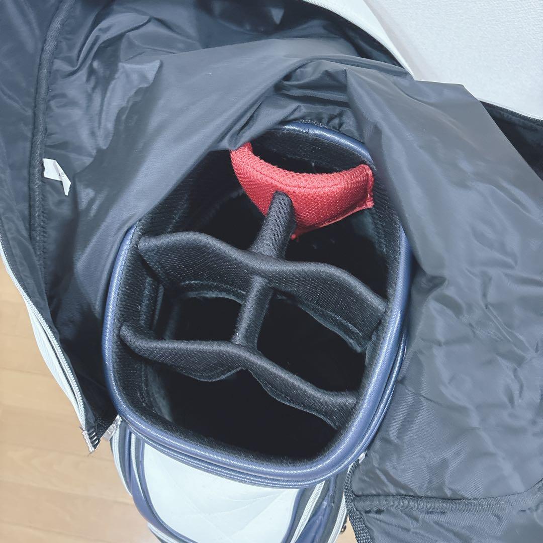 K434 XXIO ホワイトネイビー キャディバッグ