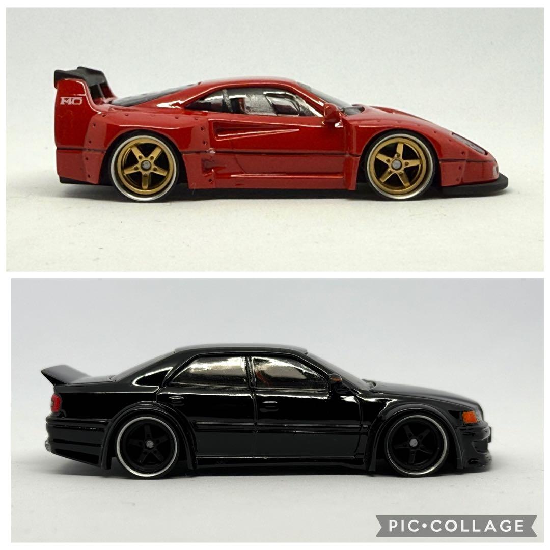 イハイズム　ホットウィールフェラーリF40 、チェイサーカスタム