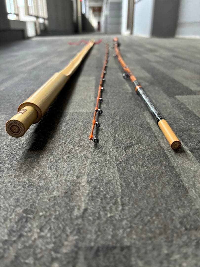 自作全竹軟調子和竿