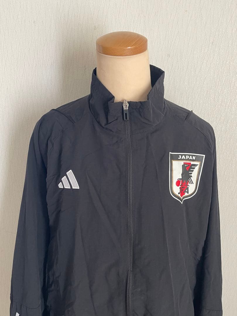 adidas アディダス JFA ウインドブレーカー ウェア黒 3XLサイズ