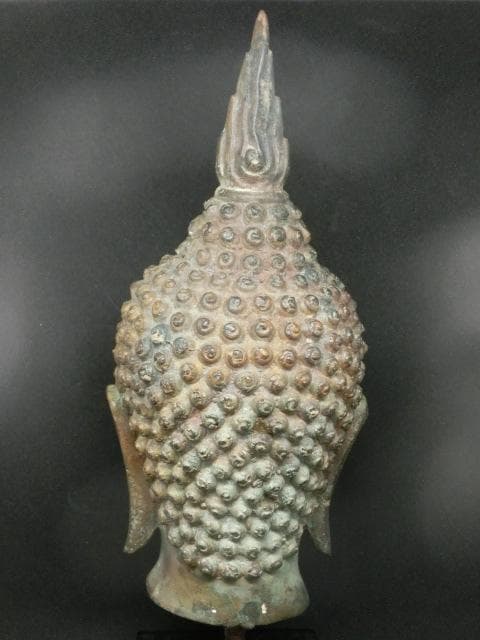 ブッダ　仏陀　仏頭　仏像　タイ　アンティーク　置物