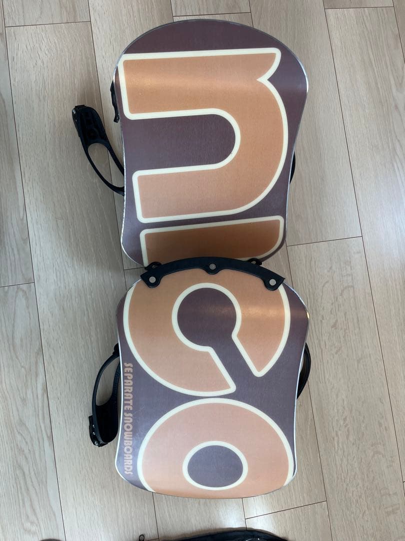 nico セパレートスノーボード　Salomon Mサイズバインディング付き