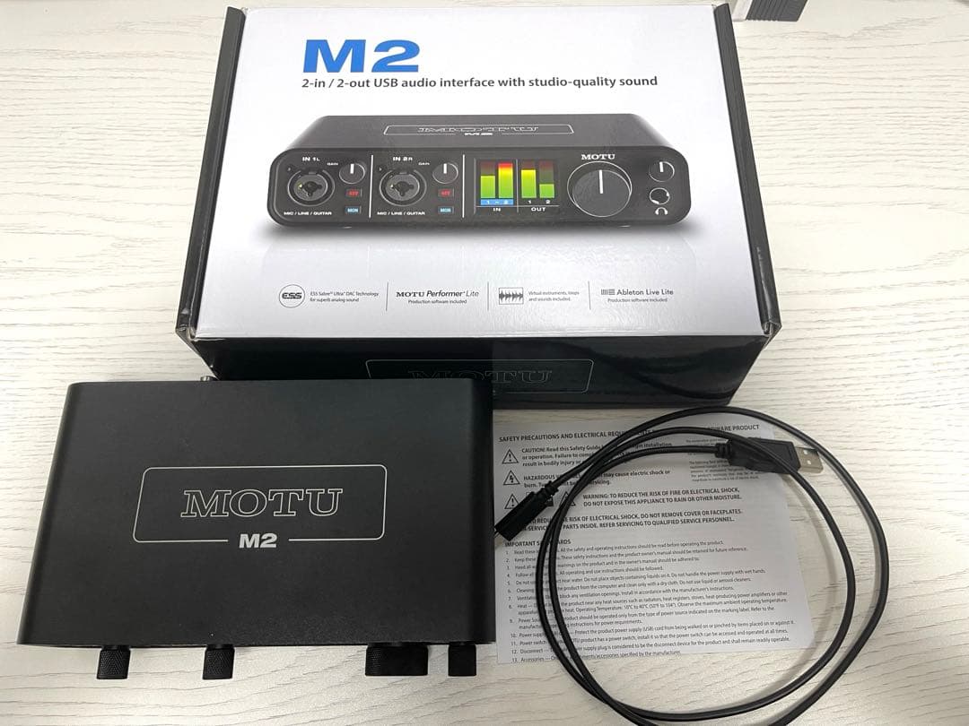 MOTU ( モツ )M2 オーディオインターフェイス