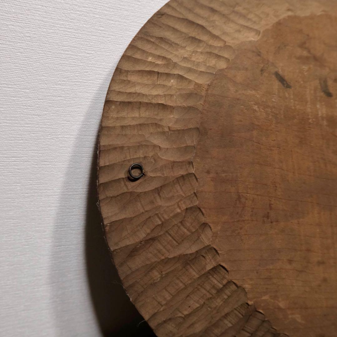 昭和レトロ 北海道 民藝 アイヌ 木彫熊 ガラス目 壁掛け 古道具 アンティーク