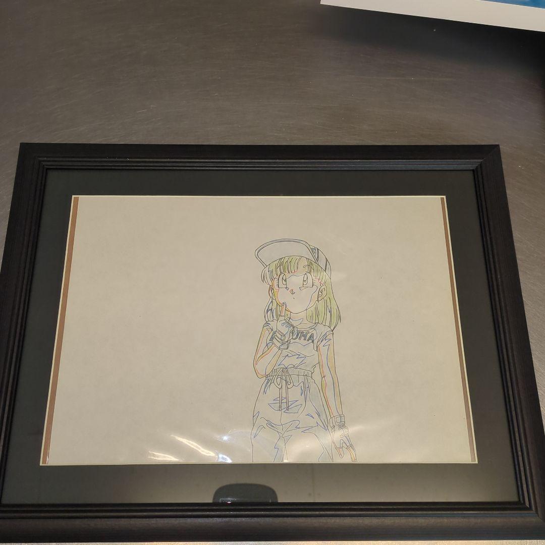 【貴重】【美品】ドラゴンボール『ブルマ』《原画・動画・レイアウト》鳥山明・東映