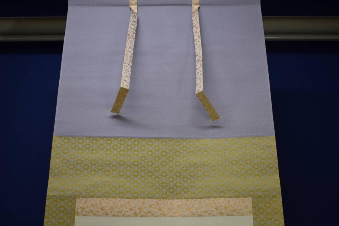 真作/晃峰/御雛図/雛祭り/桃の節句/布袋屋掛軸HJ-135