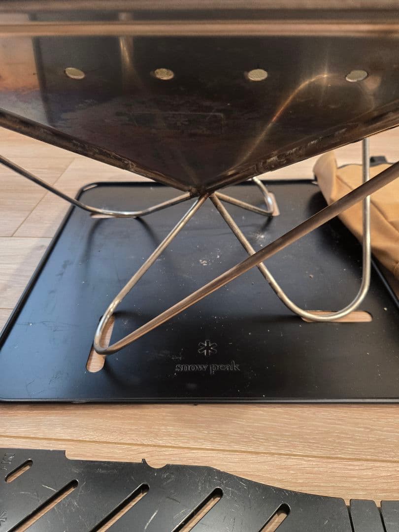  Peak 焚火台L スターターセット　ベースプレートスタンドL/M付き