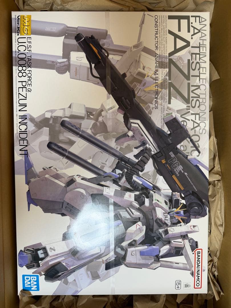 ガンプラ　MG FAZZ Ver.Ka 機動戦士ガンダムセンチネル