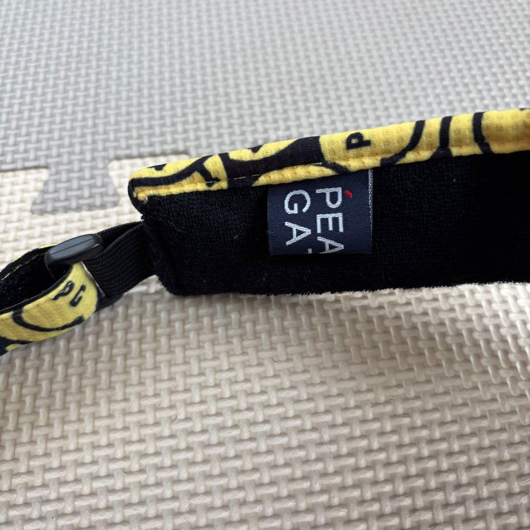 パーリーゲイツ ニコちゃん総柄 カートバッグ サンバイザー セット売り