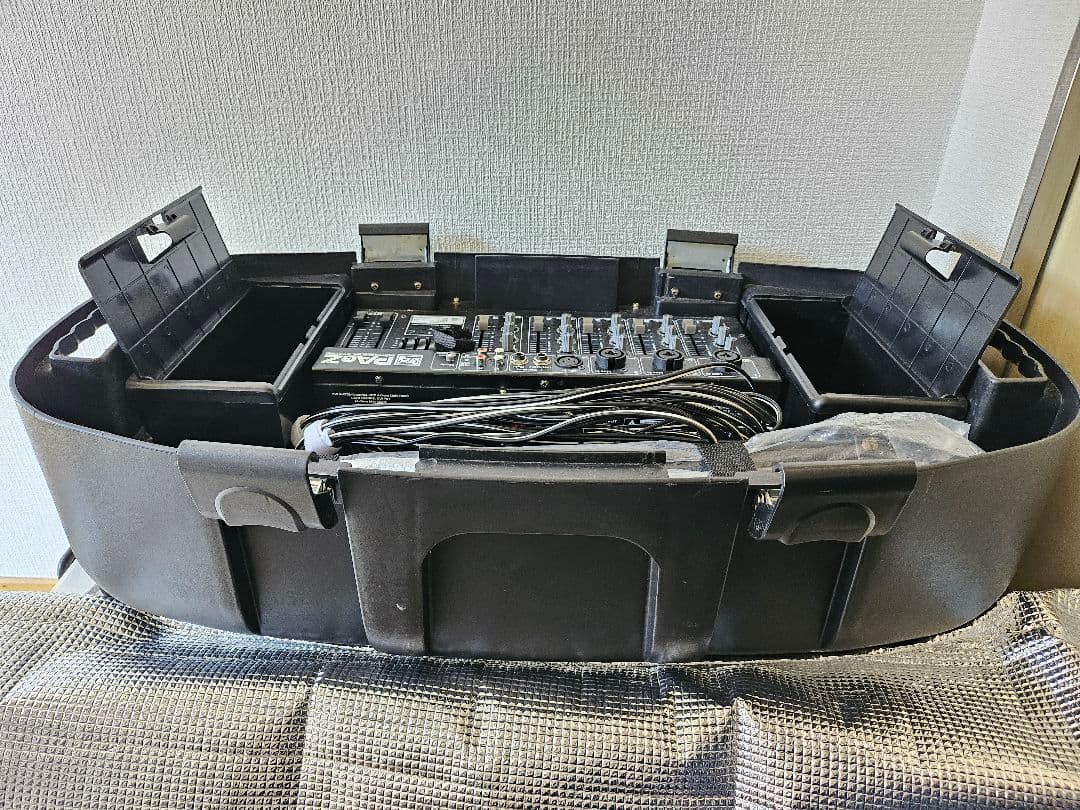 【ジャンク】なんほう 簡易PAスピーカー付 収納ケース付き 部品取り