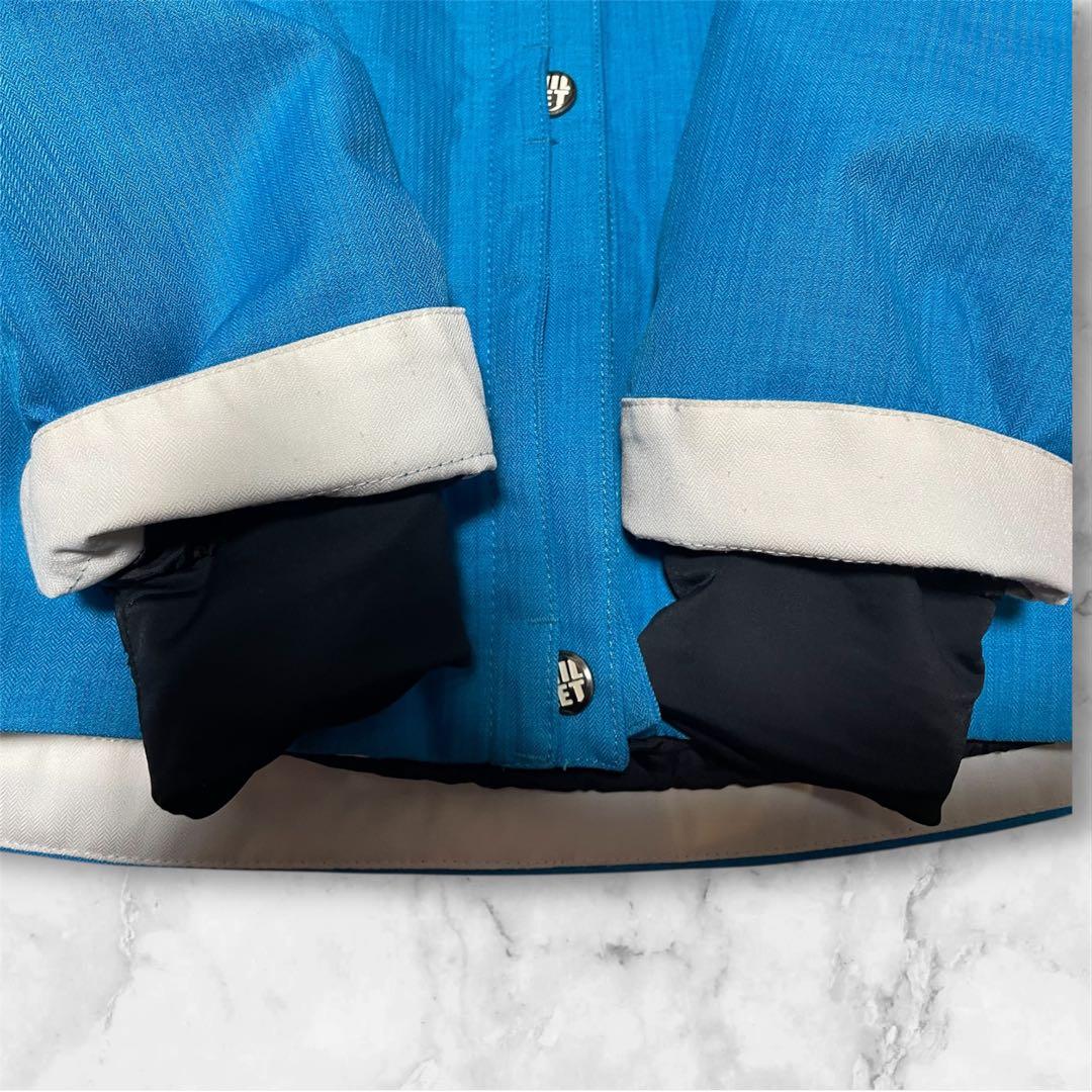 MILLET レディース スキーウェア M 上下セット ブルー 裾上げ済 防水