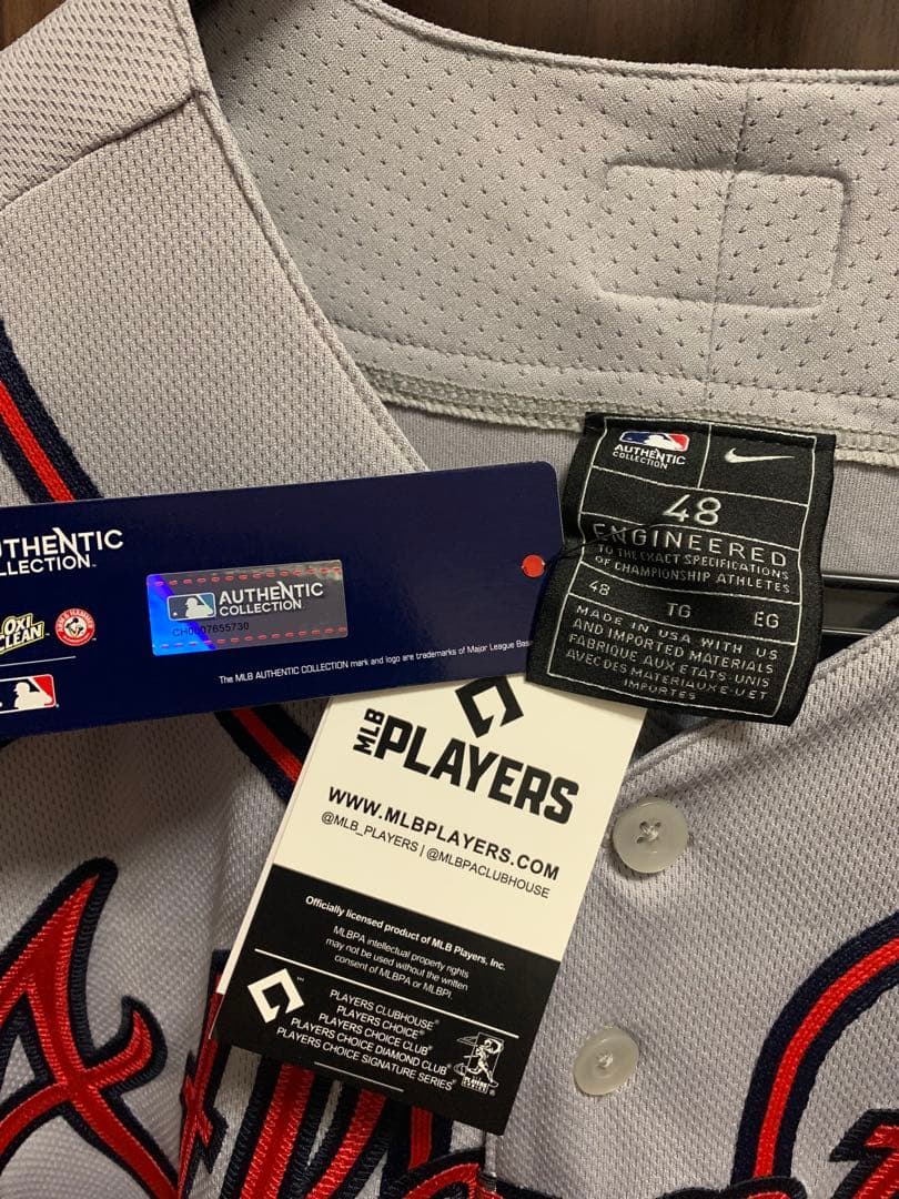 マット・オルソン/MATT OLSON/ブレーブス 直筆サイン ユニフォーム