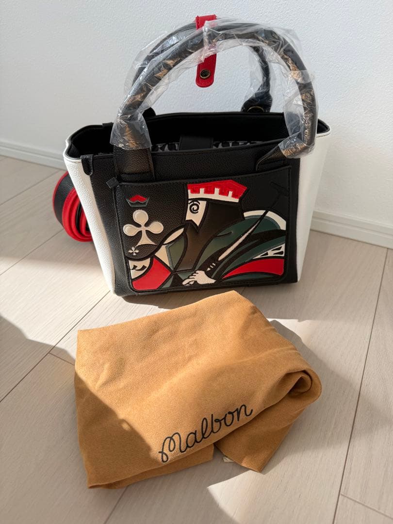 即日発Malbon Golf トートバッグ ゴルフバッグ2WAY ショルダー付