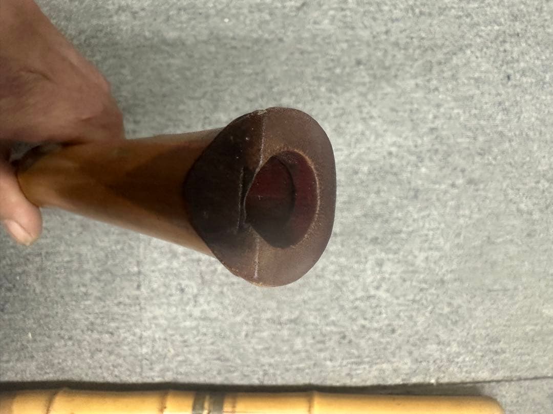 【古竹尺八・根竹】1尺8寸前後 / 装飾・リメイク向け（ジャンク扱い）