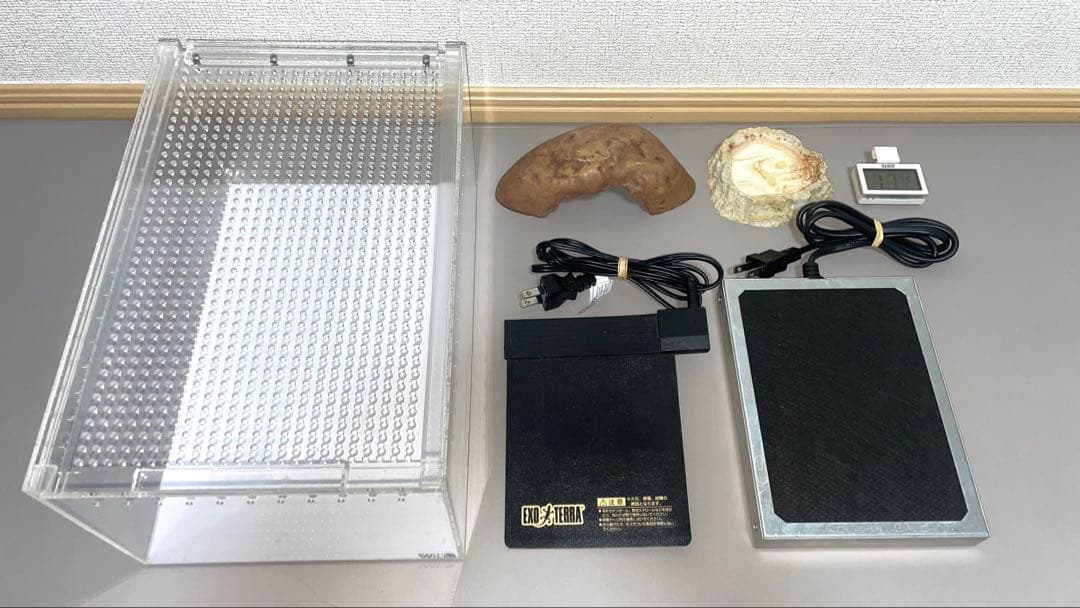 【ぴっぴ】レオパ飼育セット/終生飼育可能