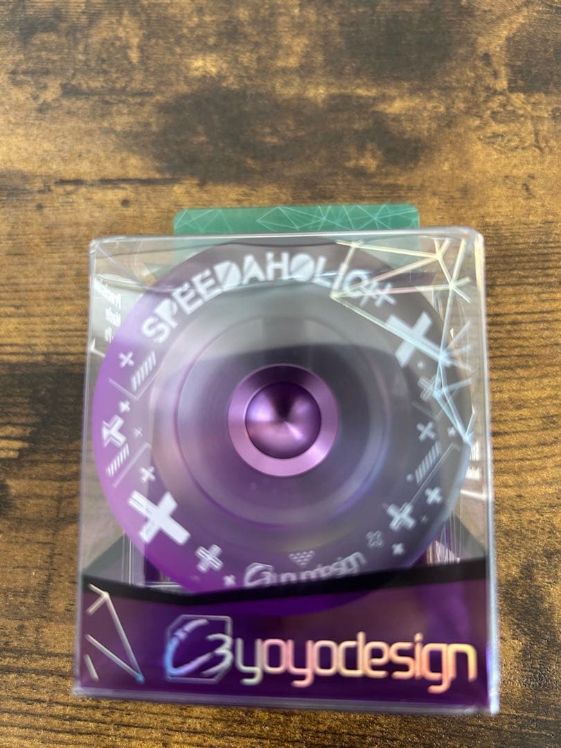新型スピーダホリックxxフェードスモークパープルクリアー×パープルハブ