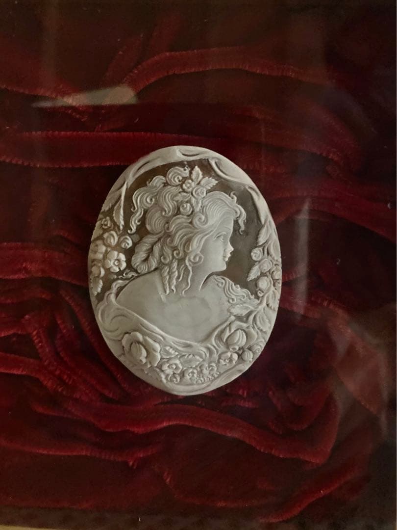 お値下げ！イタリア　カメオ　額