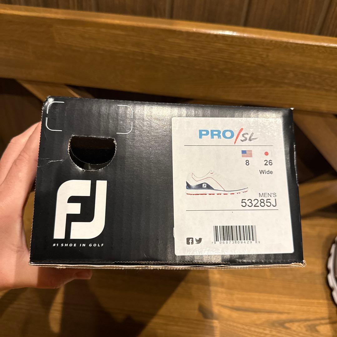 FootJoy ゴルフシューズ ホワイト/ネイビー