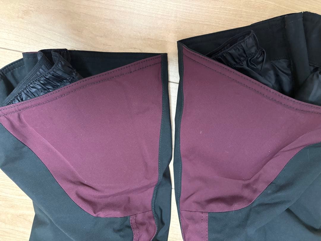 Mizuno ミズノ　スキーウェア　パンツのみ　L 黒 ワインレッド