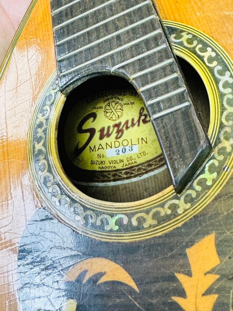 SUZUKI 鈴木 バイオリン マンドリン 日本製 楽器 弦楽器 NO203