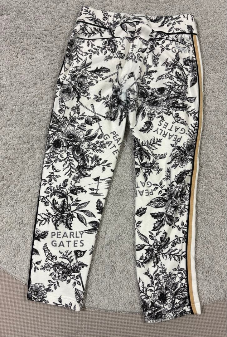 PEARLYGATES パーリーゲイツ　パンツ　ゴルフウェア　花柄　ボタニカル