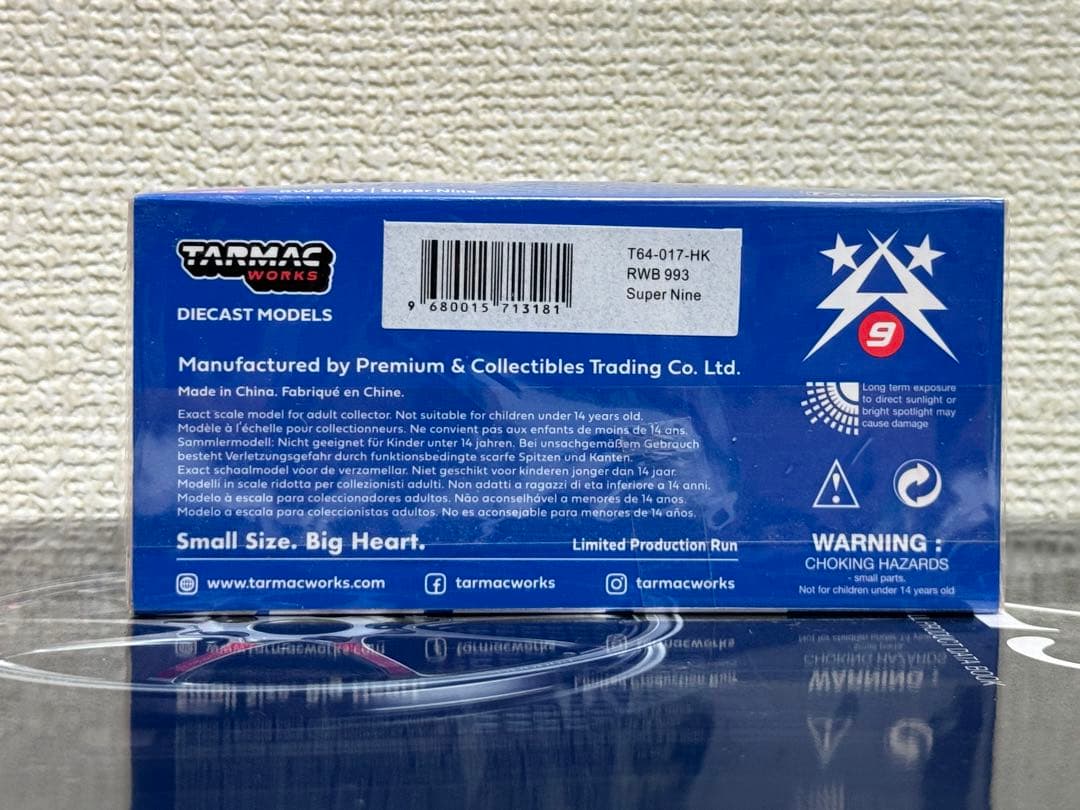 Tarmac 1/64 RWB 993 Super Nine ミニカー