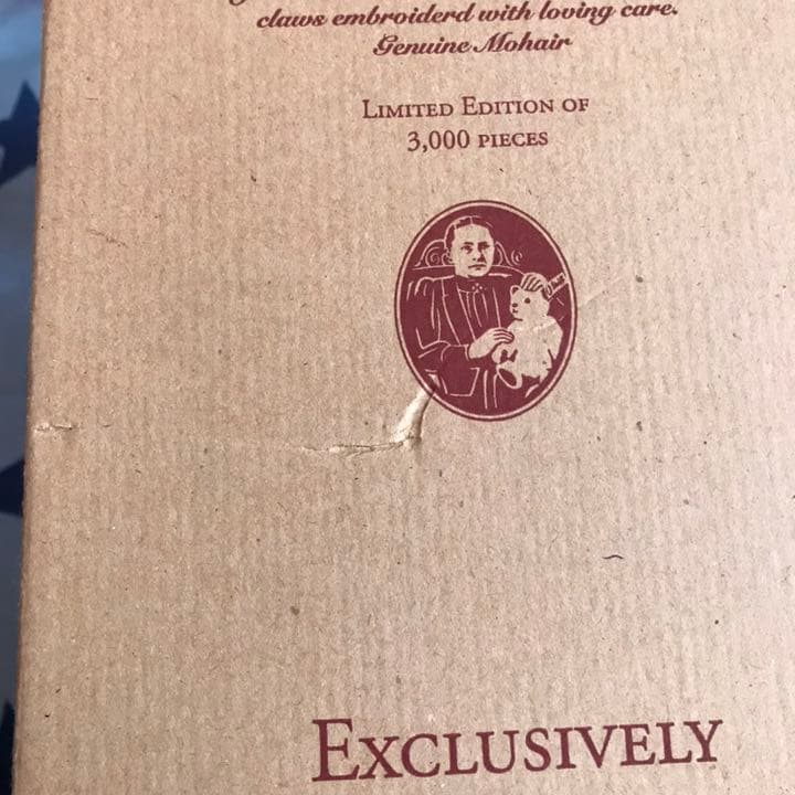 【値下げしました】シュタイフ テディベア ゴールデンブロンド 証明書付き