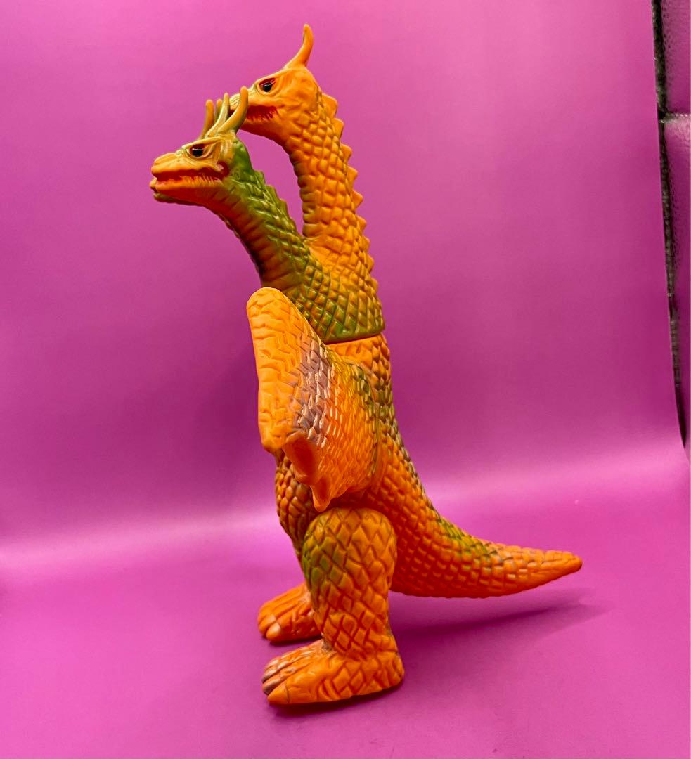 キングギドラ ブルマァク ソフビ人形当時物オリジナル昭和レトロスタンダードサイズ