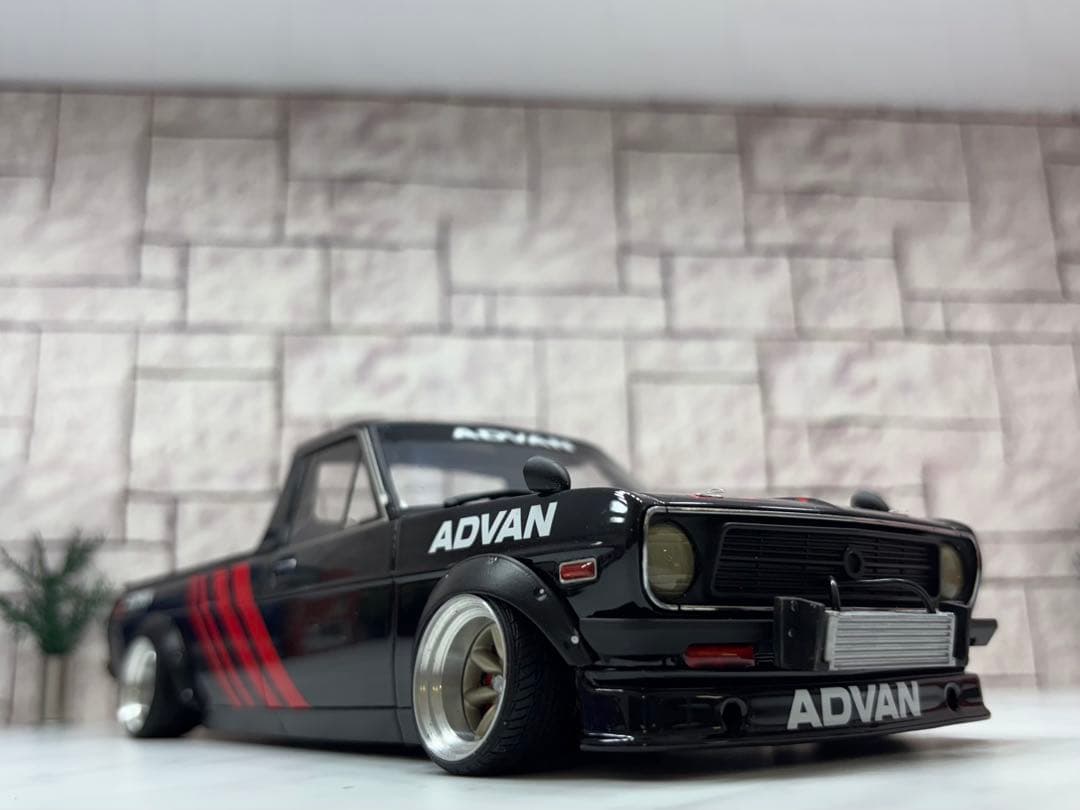 1/18 IG ADVANサニトラ　ワタナベ深リムオーバーフェンダーカスタム
