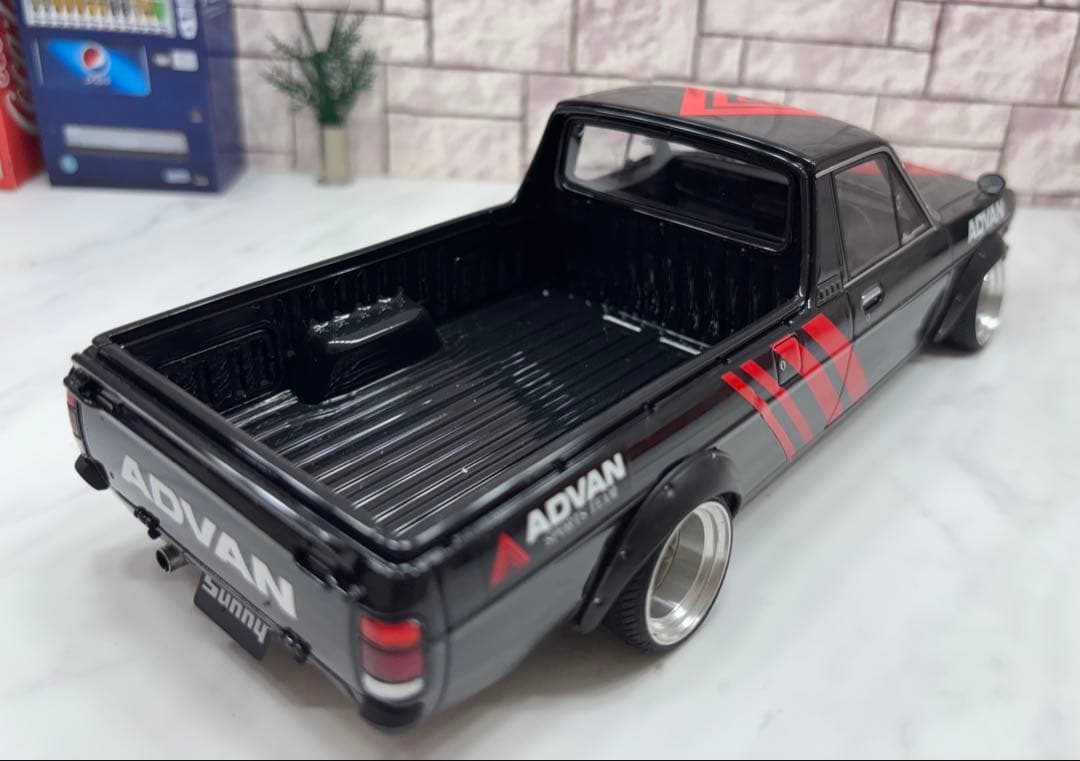 1/18 IG ADVANサニトラ　ワタナベ深リムオーバーフェンダーカスタム