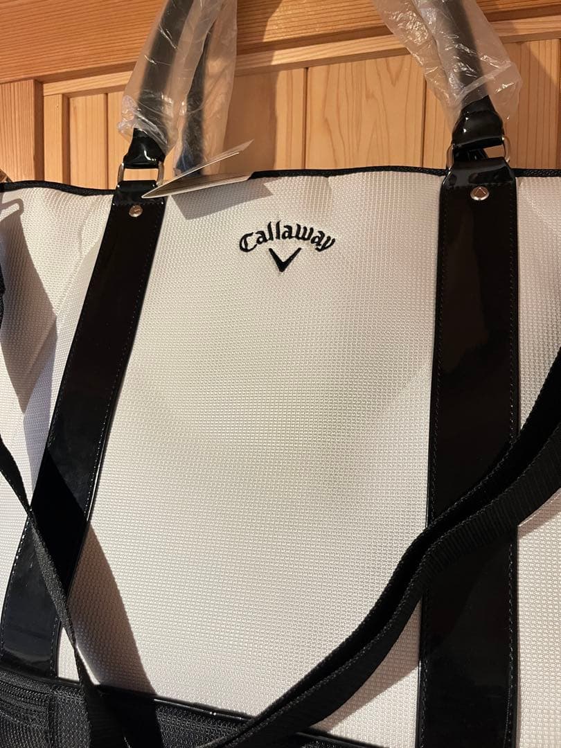 新品 Callaway キャロウェイ ゴルフ トートバッグ シューズ収納付き